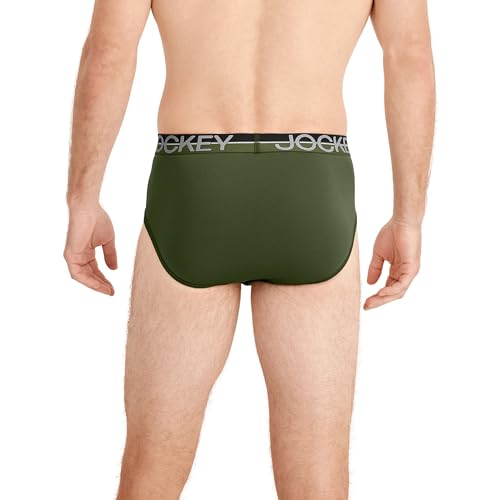 Jockey Men's Underwear Infinite Cool Microfiber Stretch Brief - 3 Pack3