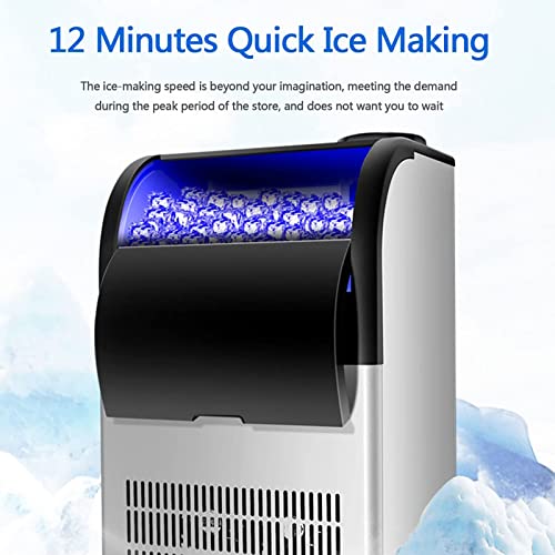 Máquina Comercial de Hielo Acero Inoxidable 85kg/24h miniatura 3