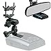 Accessory Basics Car Rear View Mirror Radar Detector Mount for Escort Max/Max 2 / Max II *Require 1inch stem Space to Install* (NOT Compatible with MAX360C / Max360 or MAX3 w/Magnetic Dock Radar)