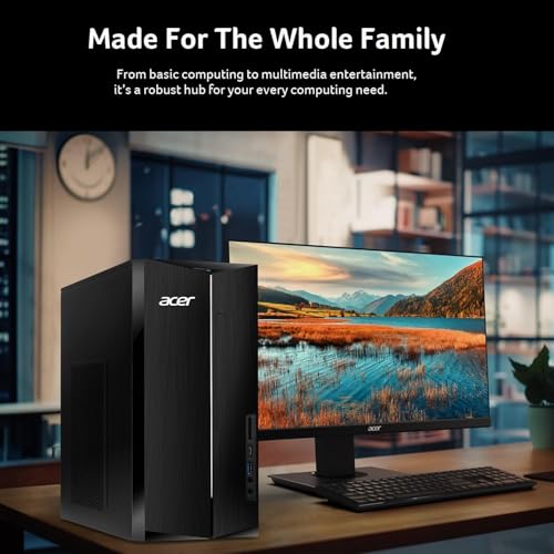 acer Aspire Business Desktop | 14th Gen Intel Core i5-14400 Processor | 16GB DDR5 RAM, 1TB Storage(512GB SSD & 500GB HDD) | WiFi6+Bluetooth5.1 | Keyboard+Mouse | Windows 11 Pro - Image 6