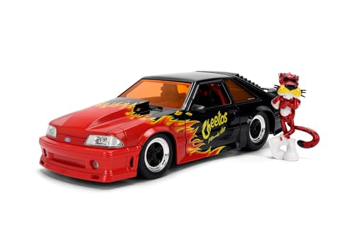 Jada Flamin’ Hot Cheetos 1989 Ford Mustang 1:24 Die-Cast miniatura 1
