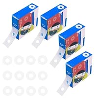 Yuannee Lochverstärker Selbstklebend,1000 PCS Lochverstärker Selbstklebend Transparent Verstärkungsringe Seitenverstärkungsaufkleber für Büro Schule Home Supplies Transparent