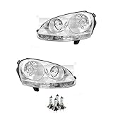 H7 12V 55W PX26d Scheinwerfer Set H7/H7 für V 1K1 1K5 Jetta III 1K2 inkl. Osram Lampen mit Lampenträger Stellmotor LWR