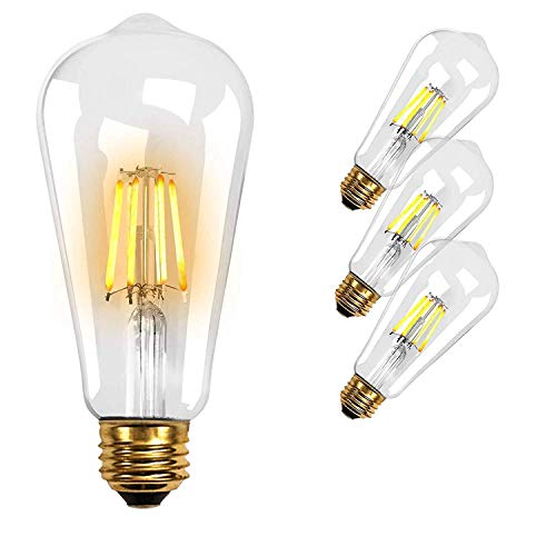LED vs Halogen Lamps: Which Is Better for Your Home? 14 Groeien 4Watt LED Filament Light Bulb for Restaurant,Home,Yellow(...
