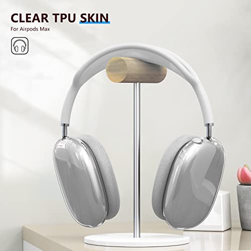 Clear Airpods Max Case,Soft Tpu Case For Apple Airpods Max Skin Anti-Scratch Accessories,No Yellowing Transparent Airpods Max Case Cover(Clear) #TOP4