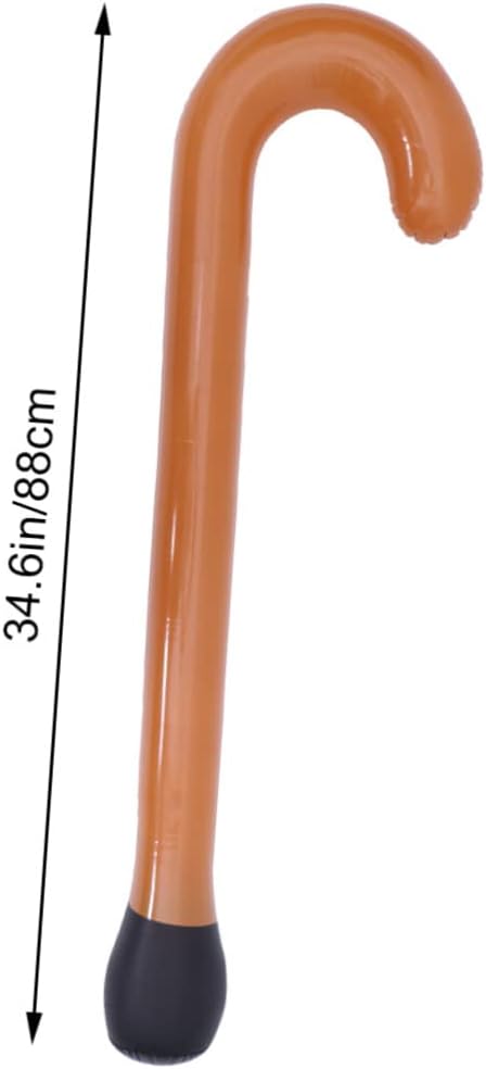 Abaodam Blow Up Walking Stick Inflatable Novelty Cane for Halloween Party Costume Cosplay Supplies and Fun Photo Props Decoration for Costume Events