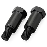 デイトナ(Daytona) バイク ミラー アダプター 衝撃緩衝装置付き ブラック ヤマハ用10mm 左右セット 99784