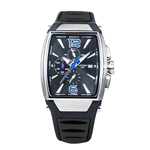 Cronografo Uomo Tremila Blu in Acciaio e Titanio Locman