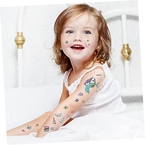 Beaupretty 15 Folhas De Adesivos De Tatuagem Infantil Adesivos De Menina Adesivos De Tatuagem Falsa