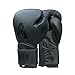 Anthem Athletics STORMBRINGER Fight Gloves - Muay Thai, Boxing, Striking, Kickboxing, Leather - Black - 16 oz.