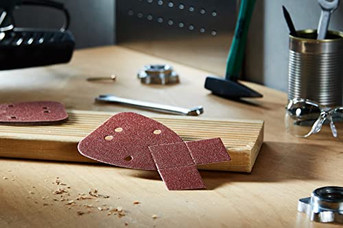 Feuille abrasive 95x135 mm G80 RW 4 trous velcro 5 pièces - vue 5