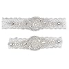 2 Stuks Haarbanden Hoofddeksel Twist Geknoopte Headwrap Rekbare Haaraccessoire voor Meisjes(wit)