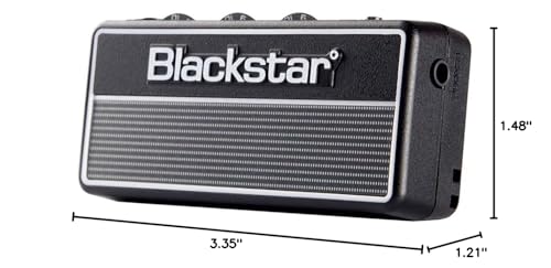 Blackstar Headphone Guitar Amplifier, amPlug2 Fly, No Cables Required, Plug Into Guitar Directly - Perfect for Home Practice, Battery Operated, Built-in Effects