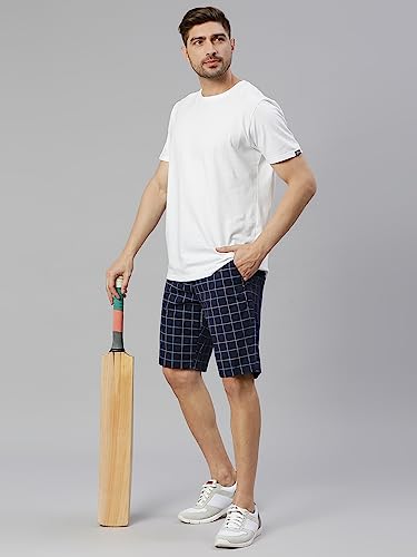 Image of Thomas Scott Men's | Solid | Chino Shorts | Regular Fit | Cotton Elastane | Above Knee | Casual Short