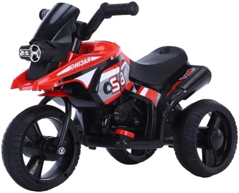 Super Mini Moto Elétrica Infantil 6v com Pedal Som Música (Vermel...
