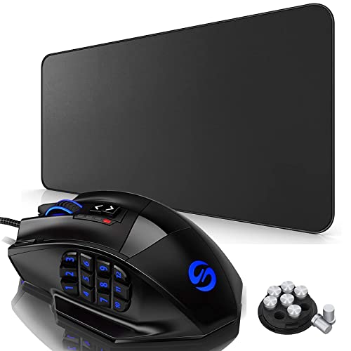 Utechsmart Gaming Mouse Pad And Wireless Mmo Gaming Mouse #TOP21