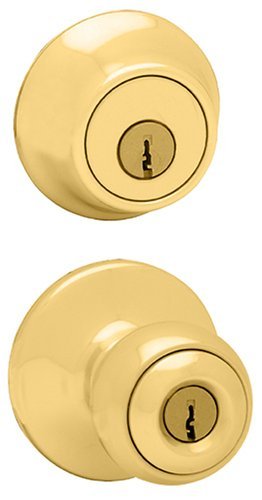 Ferronnerie Kwikset en laiton brossé pour porte haut de gamme