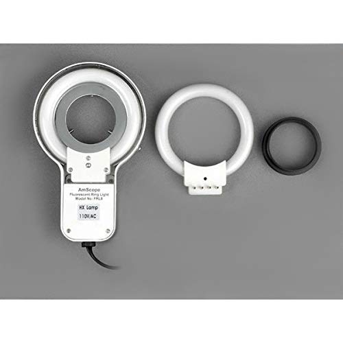 Image of AmScope FRL8-A 8W Stereo Microscope Fluorescent Ring Light + Adapter