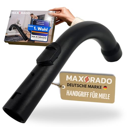 Maxorado Staubsauger Handgriff kompatibel mit Miele 9442601 Griff Ersatzteil Schlauchgriff S8790 S8730 S8710 S8530 S600 S648 S548 S372 S5260 S5280 S624 S518 S8310 S8520 S4 S5 S6 S7 S8 Rohrgriff S8510