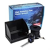 Fischfinder mit 10,9 cm (4,3 Zoll) HD-Bildschirm, Unterwasser-Angel-Kamerasystem zum Eisfischen, Fischdetektor mit 220°-Weitwinkelobjektiv für Tiefseewasserbetrachter und Bootsangeln (IPS+30M-Kamera)