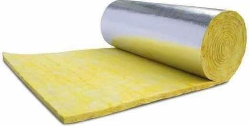 Aislante Térmico Acústico de Fibra de Vidrio con Aluminio De 1" X 1.22