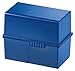 Produktbild HAN Karteibox DIN A6 quer  3 STÜCK, innovatives, attraktives Design für 400 Karteikarten mit Stahlscharnier, blau, 976-14