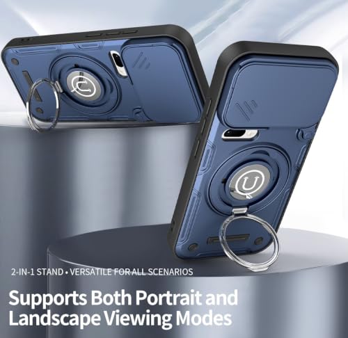 Coque Xiaomi 17 Pro antichoc noire avec support intégré et protège-caméra - 7