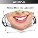 Smile Mouth Face Mask Neck Gaiter Scarf Funny Cute Balaclava Bandana Cloth 1 PCS