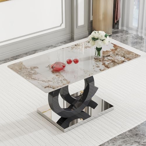 Luxury Marble Dining Table Extendable