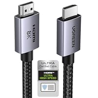 UGREEN 8K Câble HDMI 2.1 Certifié 10K 8K 60Hz Haute Vitesse 48Gbps (2M)