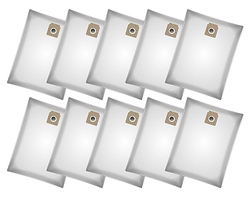 10 bolsas de filtro de fieltro M&M Smartek para/compatibles con aspiradoras Kärcher T12/1, T15/1, T17/1, compatibles con 6.904-312.0, 6.904-315.0, 6.907-017, bolsas de microvellón premium