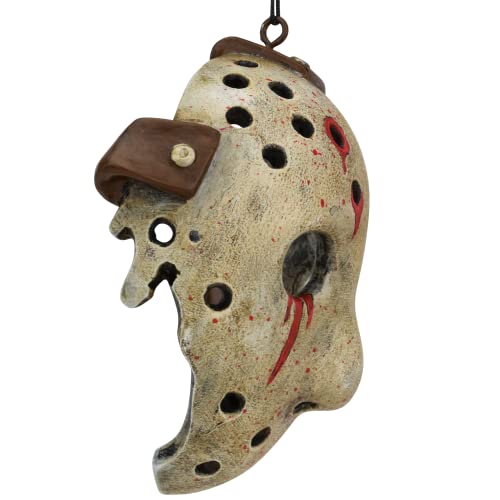 Tree Buddees Bloody Hockey Mask Halloween Ornament Scary Decoration #TOP2