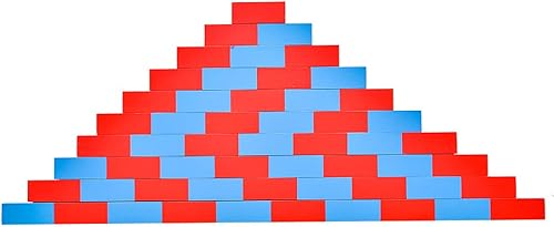 Miniatura 6 de Kghios Montessori - Varillas numéricas Montessori, juguetes de matemáticas Montessori, material para niños pequeños, herramientas educativas,
