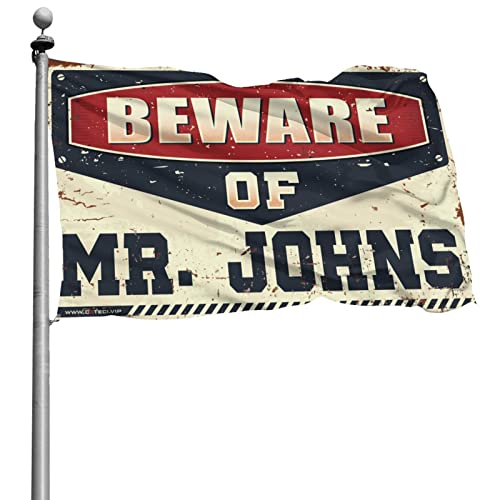jptbO Beware Of Mr. JohnstbO H̃|[` ̕ǂ̑ w̒j̎qp(TCY:30X45CM)