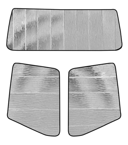 Pigenius Windshield Sunshade and Front Side Window Sun Shades (2Pcs) for Volvo VN/VNL...