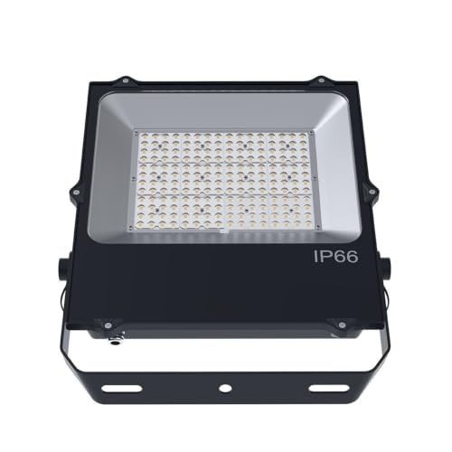 Reflector LED 80W para exterior ideal para cenas en el jardín y seguridad en la entrada
