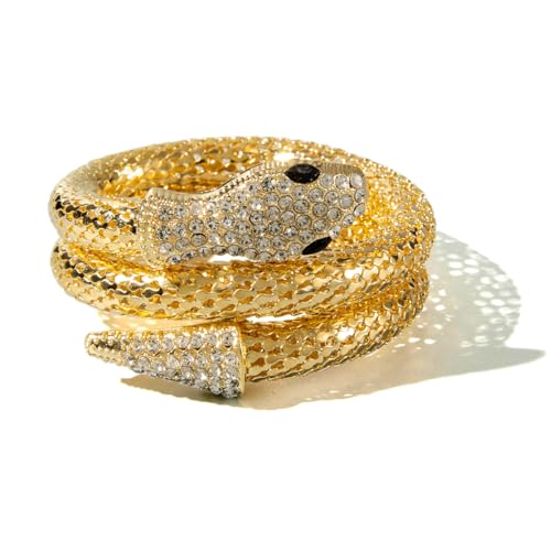 Image of Shining Diva Fashion Stylish Snake Kada Bangle Cuff Bracelet for Women & Girls (16684b)