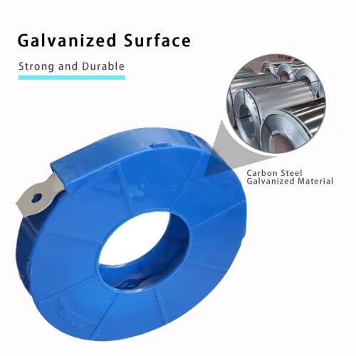 Aoof Pipe Strip Galvanized 30Ft Perforated Metal Hanger Straps Metal Strapping With Holes ½ Inches Width,For Pipe Fixing #TOP3