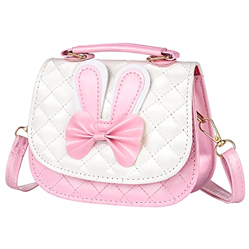 ZWOOS Borsa con Tracolla Regolabile, Carino Principessa, Messenger Borse per Donna, Bambina (ROSA)