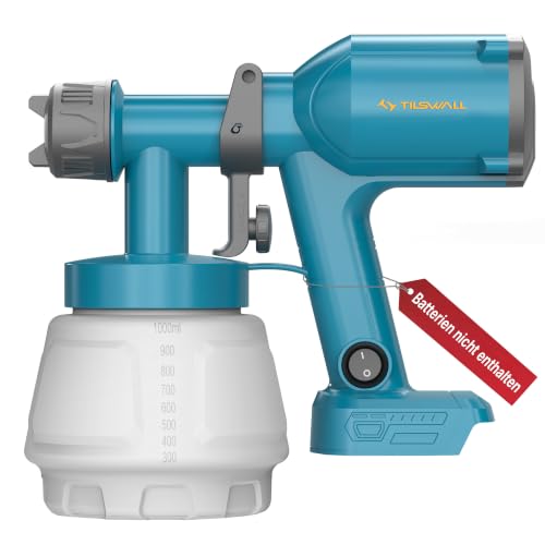 Tilswall Akku Farbsprühsystem (Blau，1000) – Ansicht 1