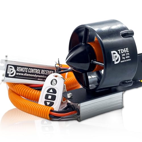 NBJIALIN Underwater Power Electric Thruster for Kayak SUP Paddleboards Power Fin Electric Fin Kit Water Scooter Compatible with SUP Boards/Stand Up Paddleboards/Bodyboards/Kayaks/Boogie Boards