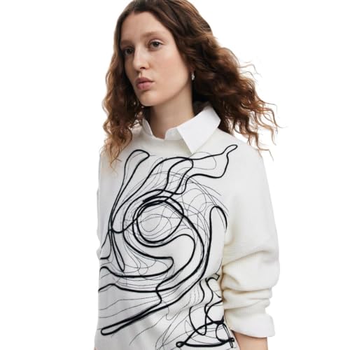 Desigual Jers_Montpellier_Lacroix, 1000 Blanco, M, Bianco, M - 3