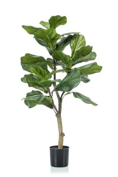 Kunstpflanze Ficus Lyrata Geigen-Feige 90cm