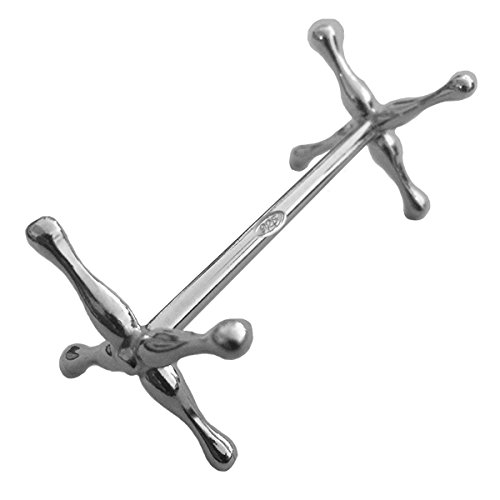 Preisvergleich Produktbild greggio Besteckbänkchen Messerbänkchen Besteckablage L 9 cm Silber 925 Sterling