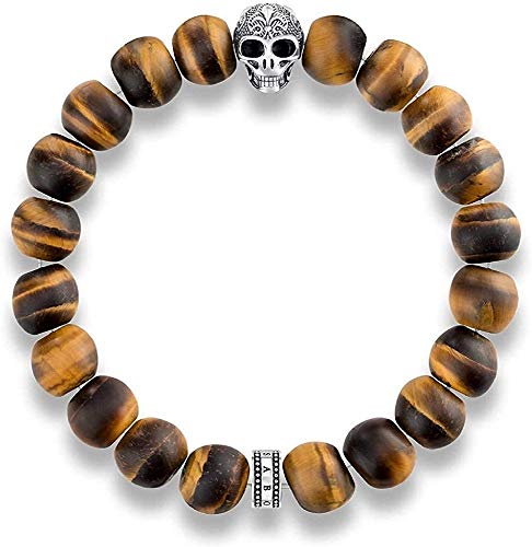 Bracelet Homme Thomas Sabo En Argent 925 - Modèle AR098-001-21-L17, Largeur 0,72 Cm, Longueur 17 Cm