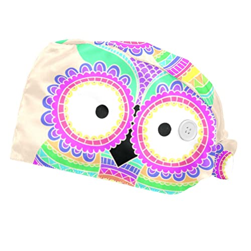 Casquettes de travail pour hommes JDEZ bouffantes oiseau hibou
