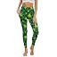 St.patrick's Day Green Leaf Leopard