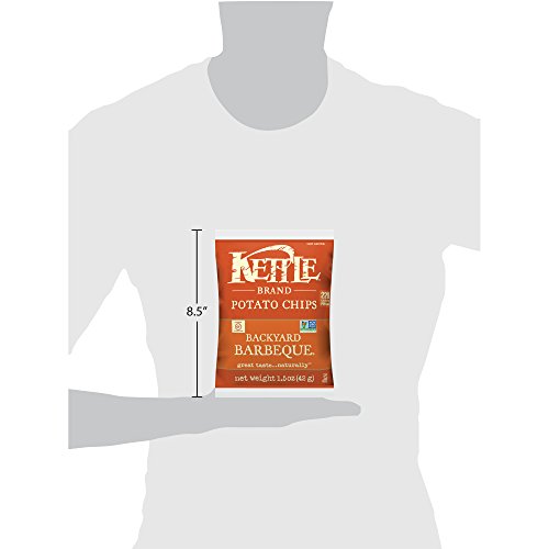 Image of Kettle Brand Potato Chips, Backyard Barbeque, Single-Serve 1.5 Ounce (Pack of 64)