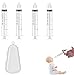 4 Réutilisable Seringue Nasal Bebe Lrrigateur, 20ml Mouche-bébéavec Embout D'aspiration Nasal Pour Nouveau-nés Jeunes Enfants Nettoyage du Nez Sûr
