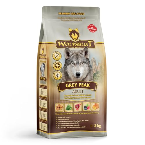 Warnicks Tierfutterservice Wolfsblut Grey Peak Adult mit Ziegenfleisch und Süßkartoffel SPARPACK 2x2 Kg